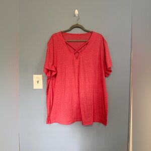 Hot pink Tunic / Tshirt plus size 3x